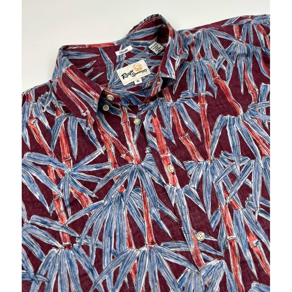 Reyn‎ Spooner Men's XL Classic Fit Cotton Limited Issue Graphic Hawaiian Shirt